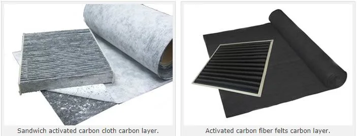 Customized Dimension Panel Type Coarse Activated Carbon Air Filter Chemical Pre-Filter