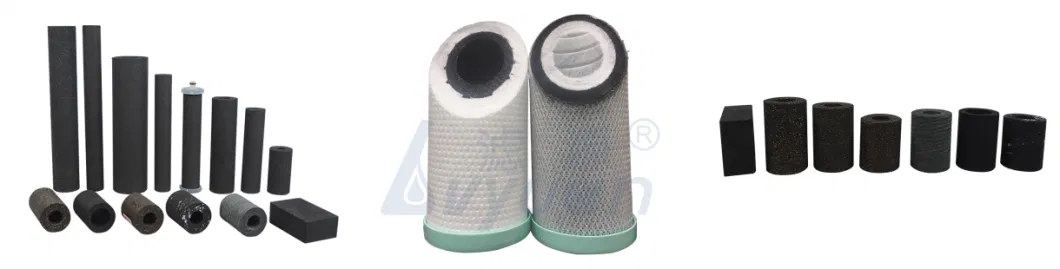 Carbon Block Cartridge Water Filter Activated Carbon Filter for Food and Beverage Filtration