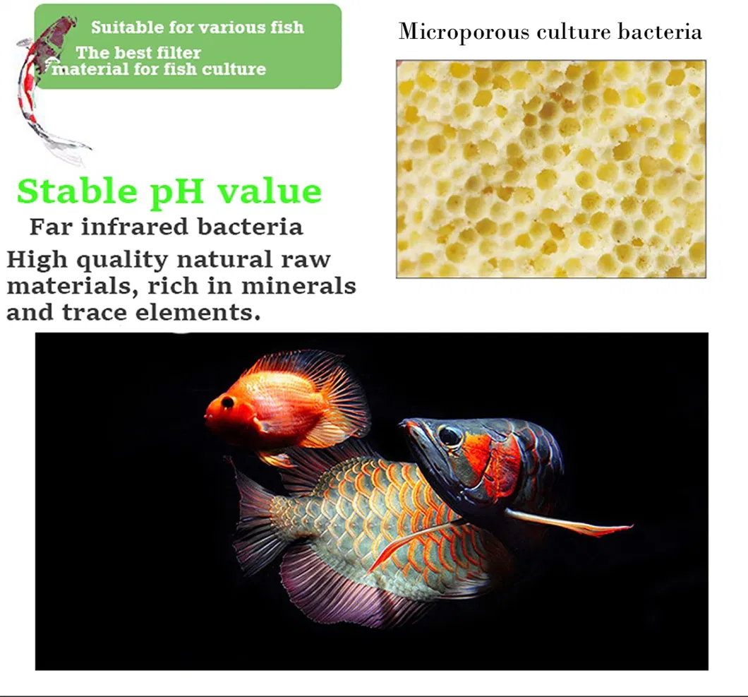 Wholesale Bio Ceramic Rings Aquarium Filter Media 3D Bacteria House Bio Ceramic Balls for Pond Fish Tank Canister Filter