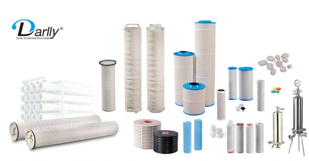 Darlly PP Melt Blown Filter Cartridge with Minigroove-Tight Fiber Construction for Water Filtration