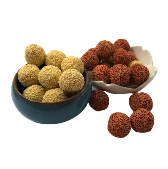 Wholesale Bio Ceramic Rings Aquarium Filter Media 3D Bacteria House Bio Ceramic Balls for Pond Fish Tank Canister Filter 