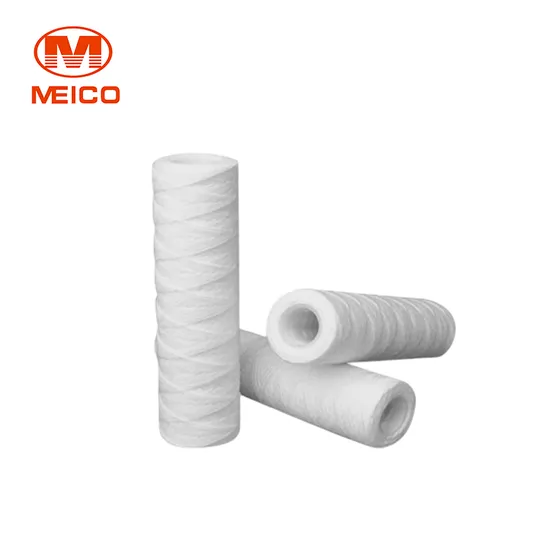 10 Micron String Wound Filter Cartridge PP Filter Element Water Filter 