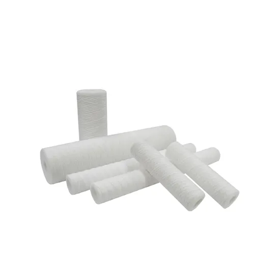 Water Purification 10 Micron Fiberglass PP Depth 40 Inch String Wound Filter Cartridge for Sediment Filtration 