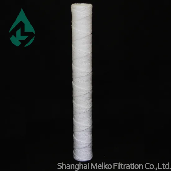 10 20 30 40 Inch 5 10 20 50 100 Micron Jumbo PP String Wound Filter Cartridge for Industrial Water Treatment Water Filter Cartridges for Water Purifier 