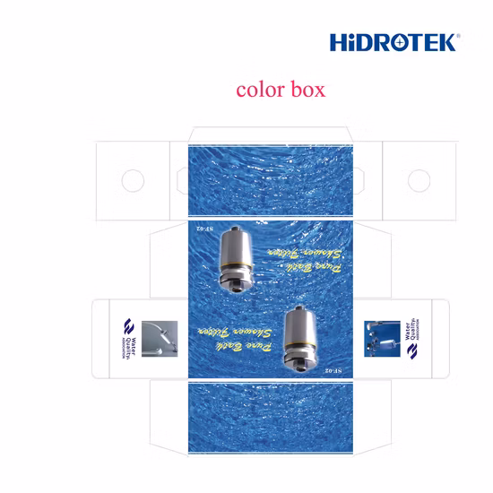 Hidrotek Bathroom Chrome Water Shower Filter