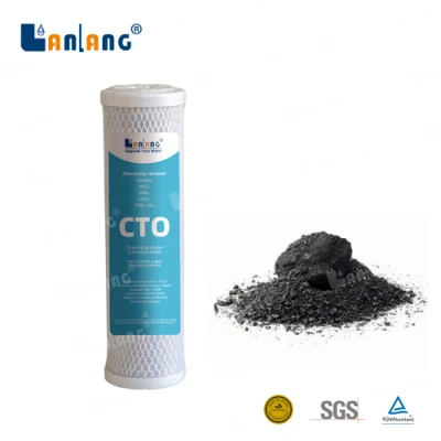 Lanlang 5 Inch to 40 Inch Activated Carbon Block CTO Cartridge Filter for Water Treatment