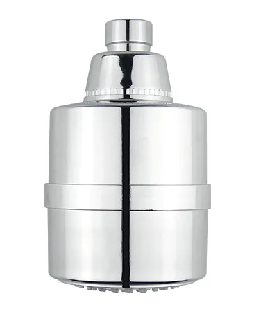 Plastic Chromed Shower Filter with Activated Carbon (HHSF