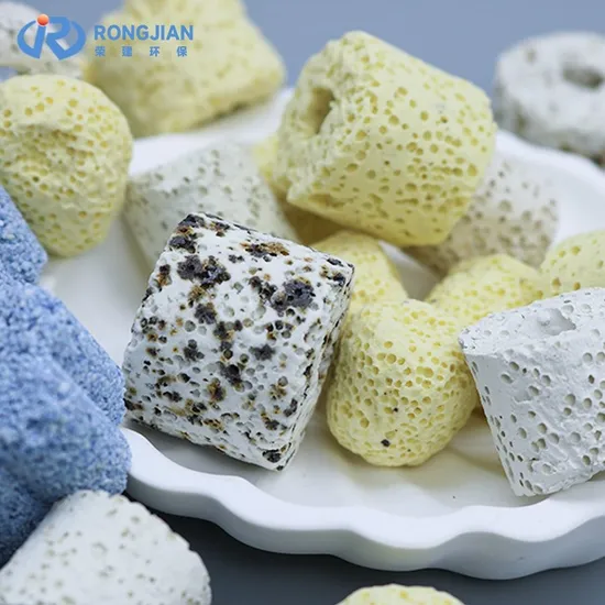 Yellow/White/Blue Aquarium Filter Nano Bio Ceramic Ball Water Purification Culture Bacteria for Fish Pond 