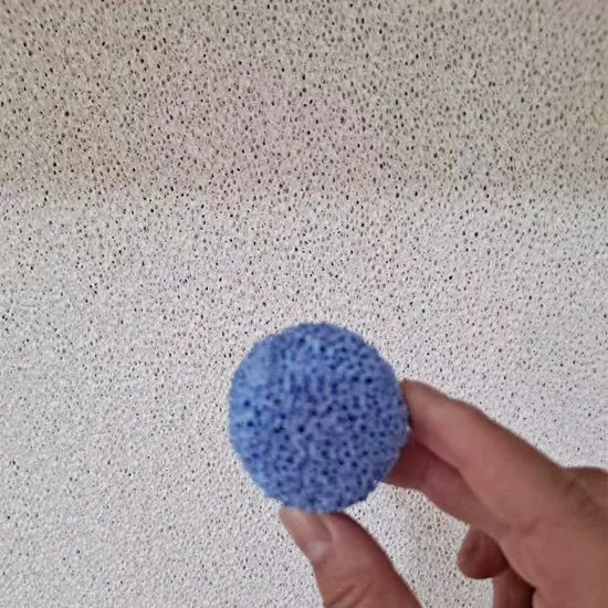 China Factory Manufacturing Ceramic Foam Balls and Filters with Different Sizes 